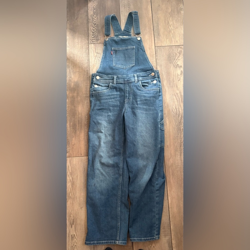 Levi's Girls Blue Denim Overalls
